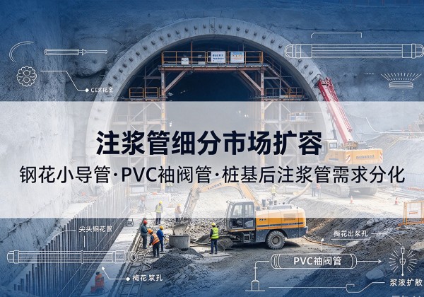 深泽注浆管细分市场扩容，隧道钢花小导管、PVC 袖阀管、桩基后注浆管需求分化